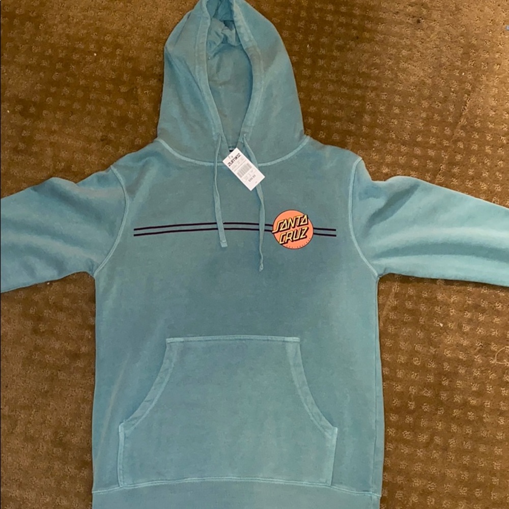 Small Santa Cruz blue hoodie
